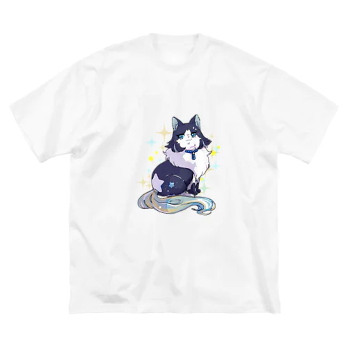 流星猫のみゃーさん ビッグシルエットTシャツ