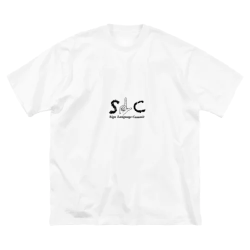 手話 sign language ビッグシルエットTシャツ