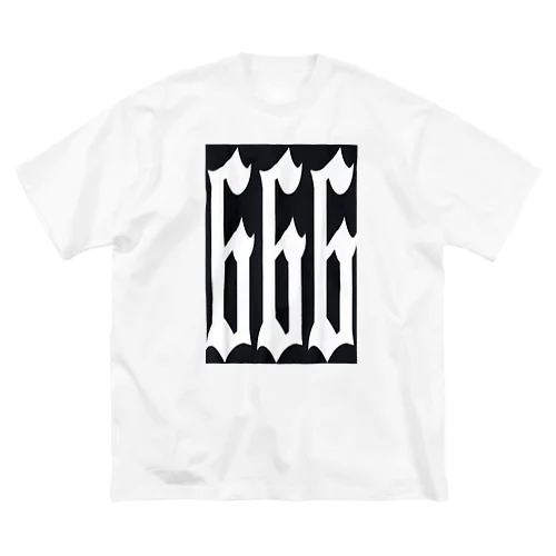 666 ビッグシルエットTシャツ