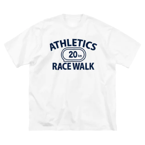 競歩(きょうほ)・20km・陸上競技・グッズ・オリジナル・デザイン・Tシャツ・陸上部・ロード・男子・女子・RACE WALK(競歩)・レースウォーク・かっこいい・かわいい・アスリート・選手・競歩走・入賞・有望 Big T-Shirt