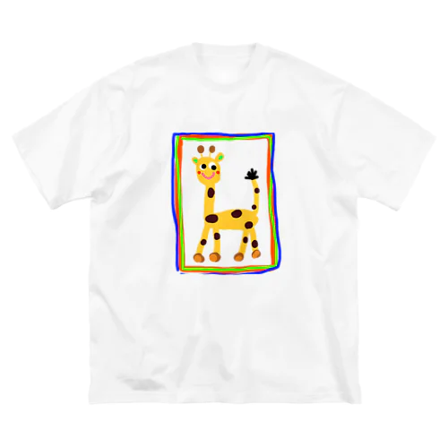 なんかちがうキリン ビッグシルエットTシャツ