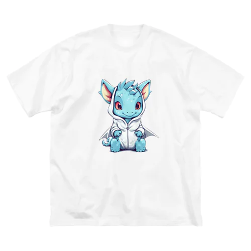 パーカーを着ているドラゴン ビッグシルエットTシャツ