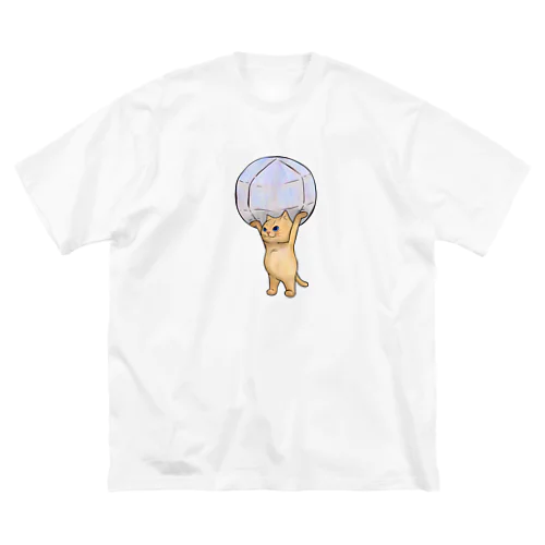 これ使ってください（しろだま） ビッグシルエットTシャツ