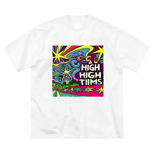 HIGH TIMESサイケデリック Big T-Shirt