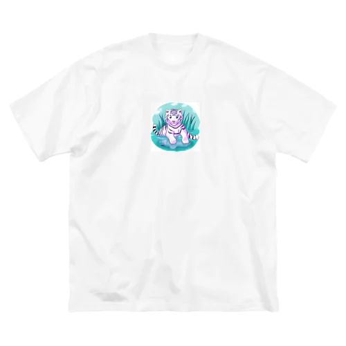 White Tiger Baby Sigi ビッグシルエットTシャツ