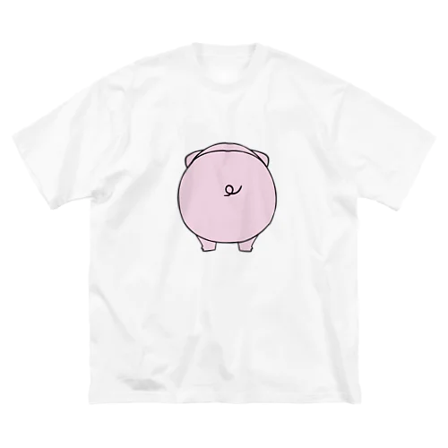 豚のおしり ビッグシルエットTシャツ