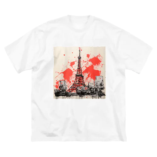 下町と東京と。 ビッグシルエットTシャツ