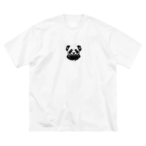 Headphones & Pandas（ヘッドホン & パンダ） Big T-Shirt