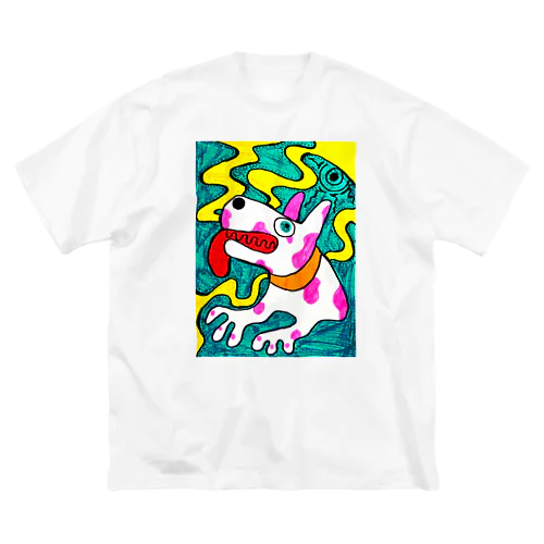 ももいろのいぬ ビッグシルエットTシャツ