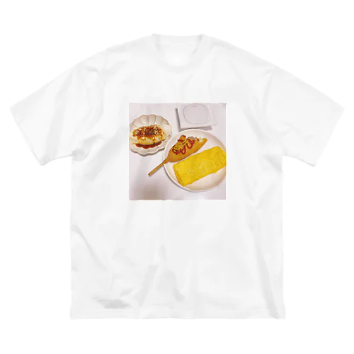 ある日の夜ごはん ビッグシルエットTシャツ