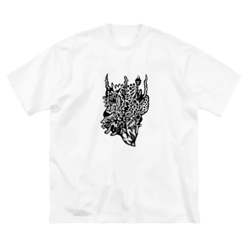 心臓 ビッグシルエットTシャツ