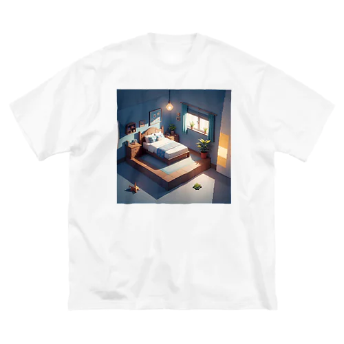 小さくて居心地の良い寝室 ビッグシルエットTシャツ