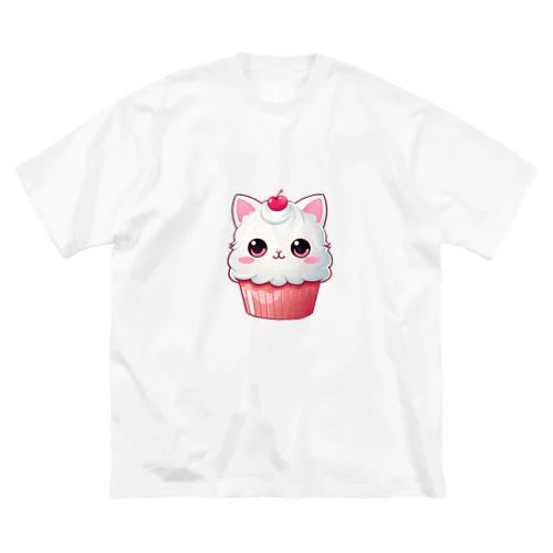 カップケーキの猫ちゃん Big T-Shirt