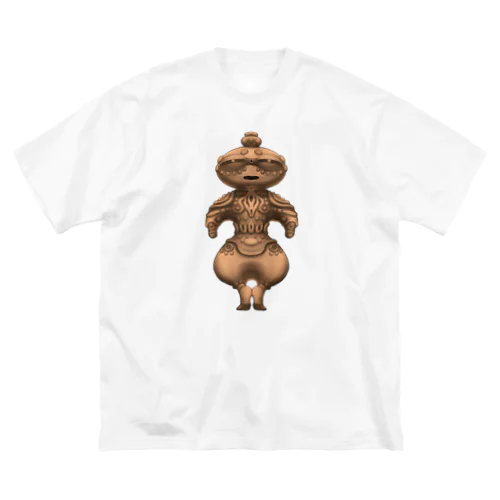 加賀紗耶の私服（土偶柄） 루즈핏 티셔츠