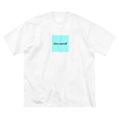 Live myself ビッグシルエットTシャツ