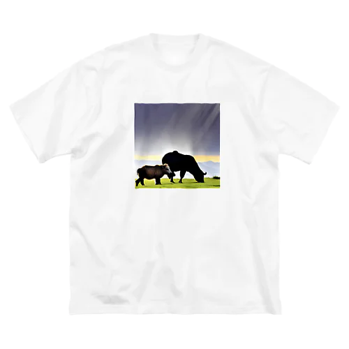 animals of the world ビッグシルエットTシャツ