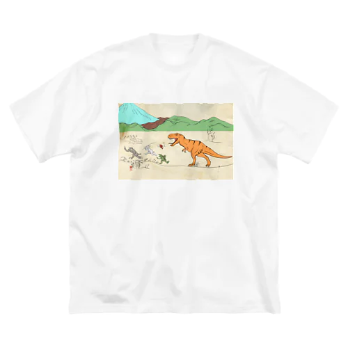 鳥獣ティラノ Big T-Shirt