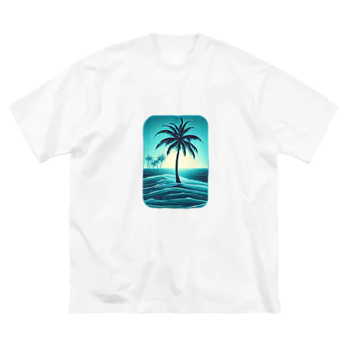 水色の楽園 ビッグシルエットTシャツ
