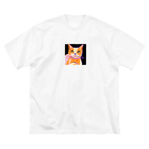 猫のイラストグッズ Big T-Shirt