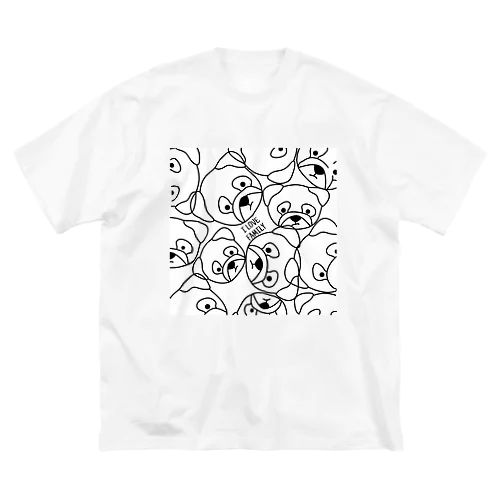 Dog family ビッグシルエットTシャツ