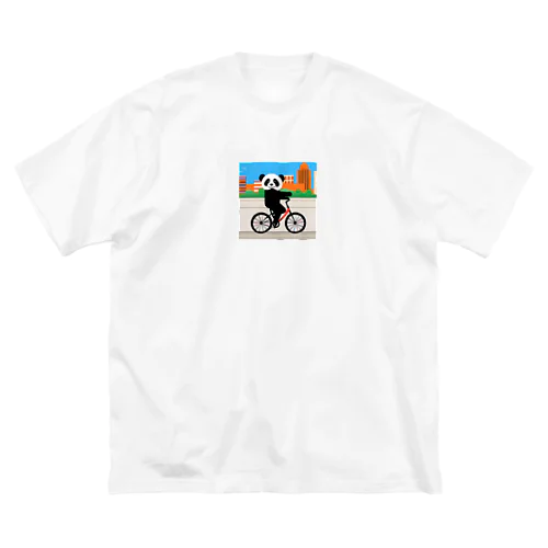 軽快パンダ ビッグシルエットTシャツ