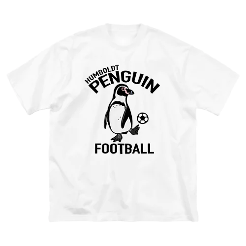 ペンギン・サッカー・PENGIN・イラスト・デザイン・Tシャツ・アニマル・フンボルトペンギン・スポーツ・動物・アイテム・グッズ・FOOTBALL Big T-Shirt