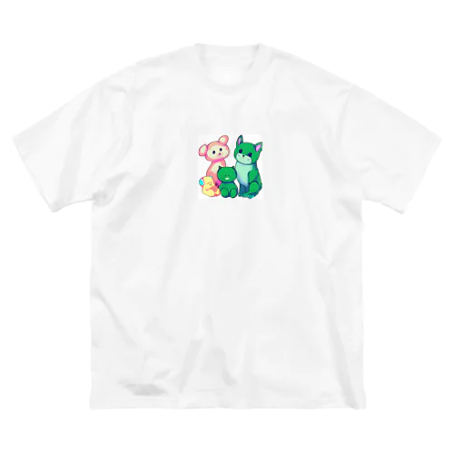 可愛い　動物達　アニメ Big T-Shirt