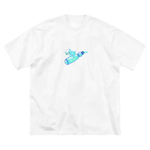 ドリンクマ　ラムネ ビッグシルエットTシャツ