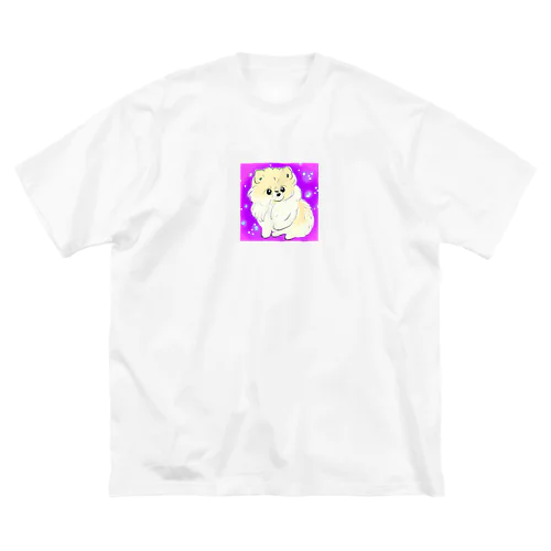 ポメラニアンのポアンちゃん ビッグシルエットTシャツ