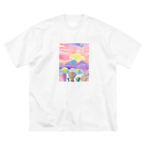 夕やけ小やけ ビッグシルエットTシャツ