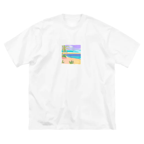 海と砂浜 Big T-Shirt