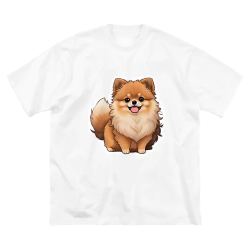 かわいいポメちゃんグッズ#02 ビッグシルエットTシャツ