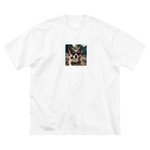 サングラスをかけたクールな犬 Big T-Shirt