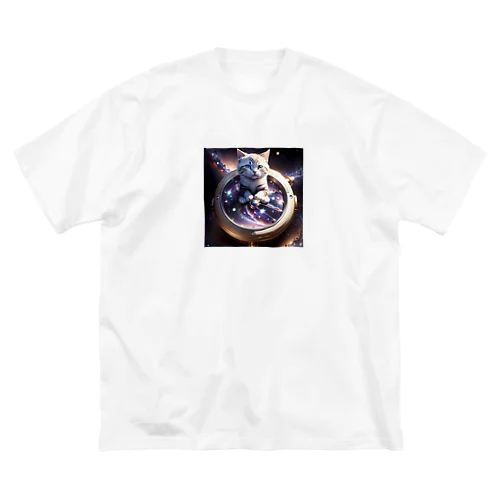 猫と宇宙の時計 Big T-Shirt