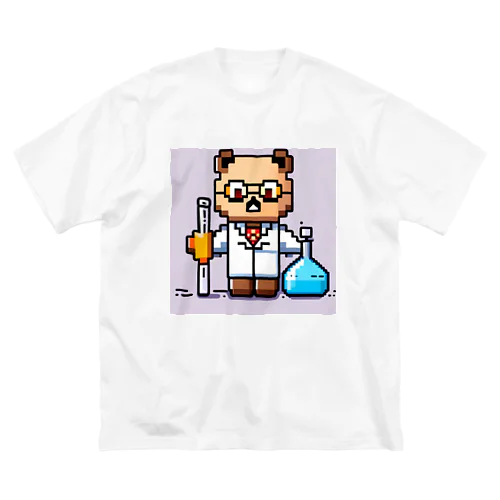 科学者猫 ビッグシルエットTシャツ