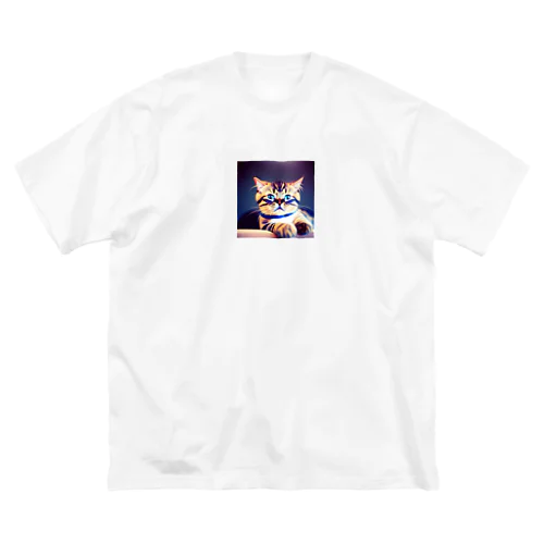 かわいい猫 ビッグシルエットTシャツ