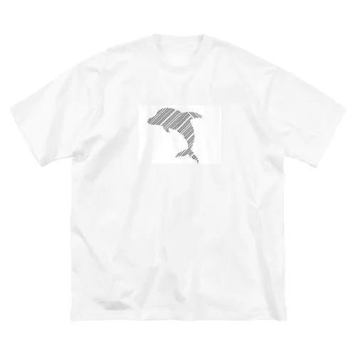 Tursiops truncatus ビッグシルエットTシャツ