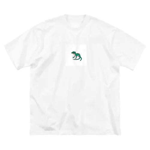 かっこいいトカゲ ビッグシルエットTシャツ