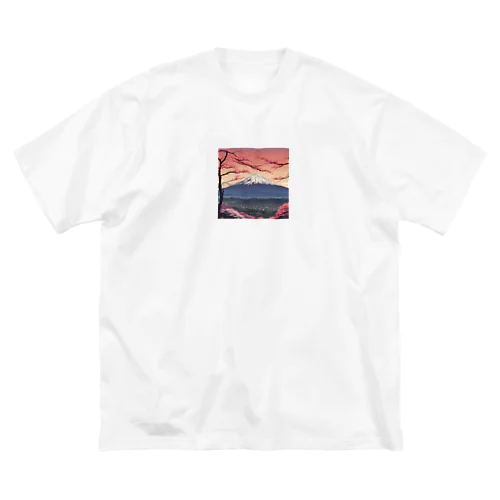 富士山 ビッグシルエットTシャツ