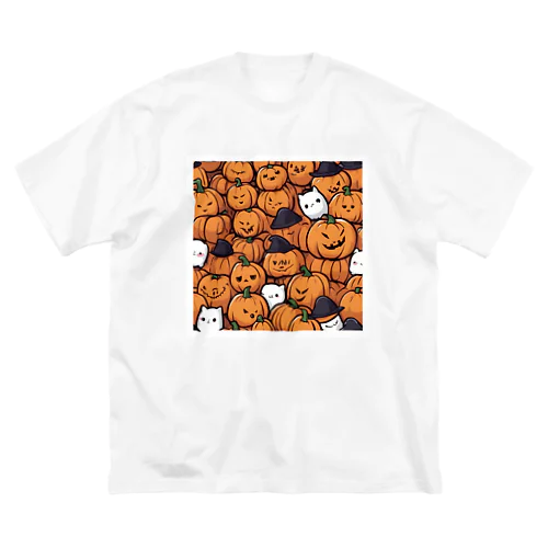 ハロウィン　かぼちゃグッズ ビッグシルエットTシャツ