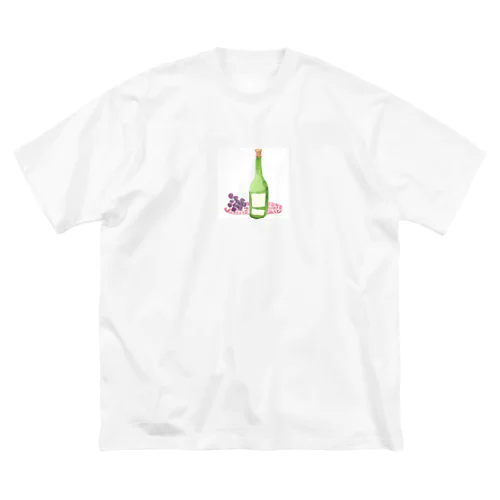 シンプルワインボトル Big T-Shirt