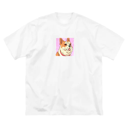 人懐こい犬 ビッグシルエットTシャツ