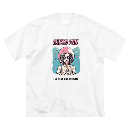 人間を楽しむ。 ビッグシルエットTシャツ