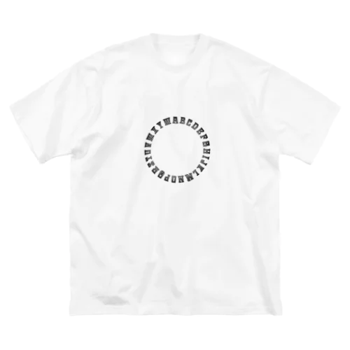 アルファベットリング ビッグシルエットTシャツ