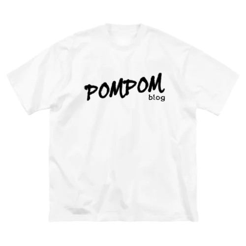 DC PomPomBlog（black） Big T-Shirt