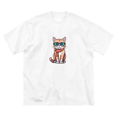 メガネ猫∥ Big T-Shirt
