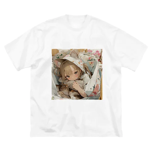 猫耳りいにゃと猫グッズ Big T-Shirt