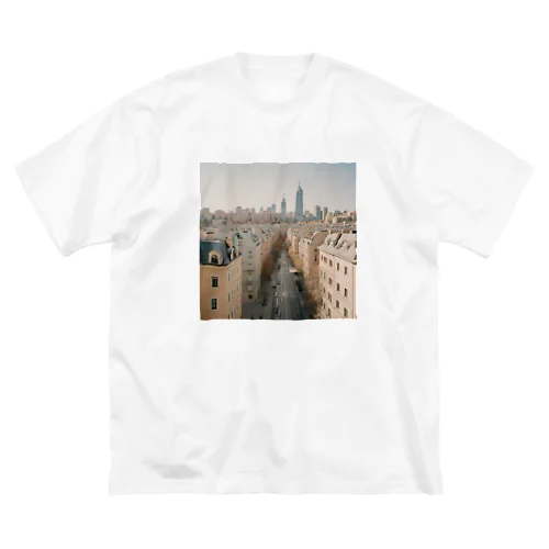 綺麗なビル街のアイテムグッズ Big T-Shirt