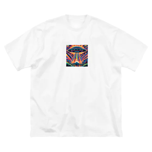 サイケデリック　UFO Encountering the Unknown ビッグシルエットTシャツ