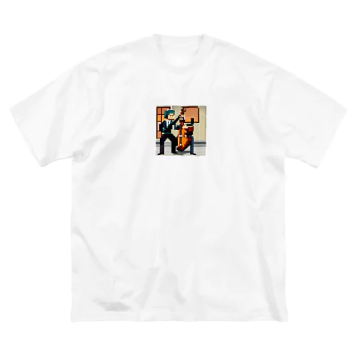 ドット絵のダブルベース Big T-Shirt